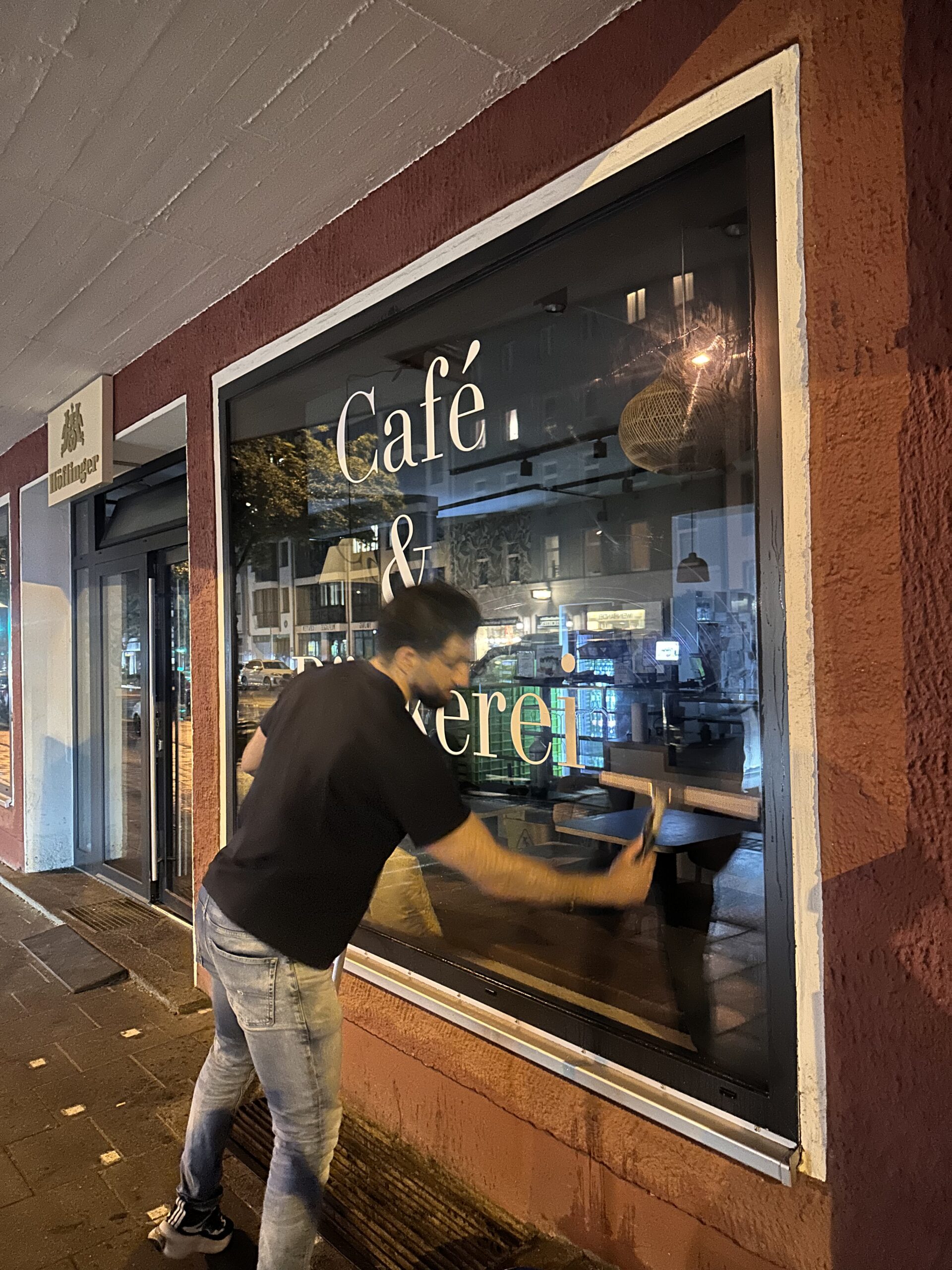 Schaufenster Höflinge Bäckerei